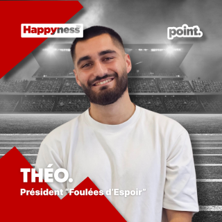 point. - Théo, président "Foulées d'espoir".